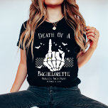 Personalisierter Tod eines Bachelorette-Brautparty Tri-Blend Shirt<br><div class="desc">Feiern Sie mit unserem Personalisierten Tod eines Bachelorette Brautparty Tri-Blend Shirt Ihre göttliche Seite. Ideal für einen Halloween-Junggeselinnen-Abschied, fügt dieses Shirt Ihren Festlichkeiten eine dramatische Touch gotischer Eleganz hinzu. Das auffallende "Braut oder Die" Design, kombiniert mit individuellen Details, macht es zu einer idealen Wahl für eine Braut, die eine Touch...</div>