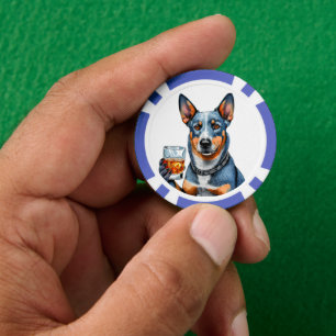 Personalisierter Top Dog Composite Poker Chips