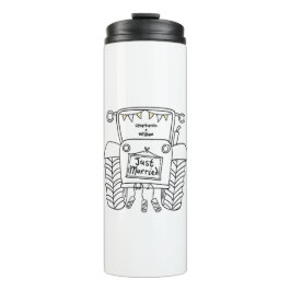 Personalisierter Traktor Thermosbecher