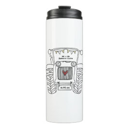 Personalisierter Traktor Thermosbecher