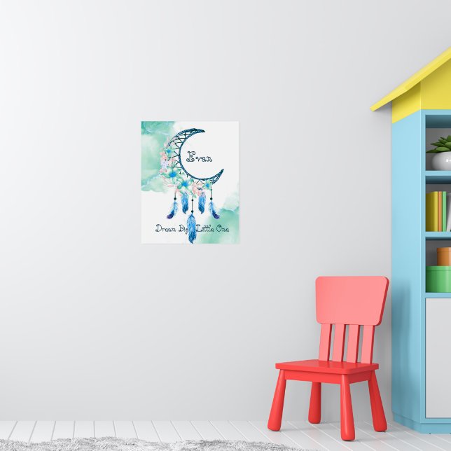 Personalisierter Traumfänger für Kinder    Poster (Kinderzimmer 1)