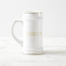 Personalisierter Trauzeuge-Geschenk, 22oz Goldbier