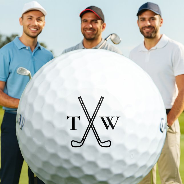 Personalisierter Trauzeuge Hochzeitsfeier Golfball (ChatGPT said:

Personalized golf ball with crossed club monogram, perfect for stylish golfers and to)