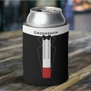 Personalisierter Trauzeuge Smoking Hochzeit Dosenk Dosenkühler