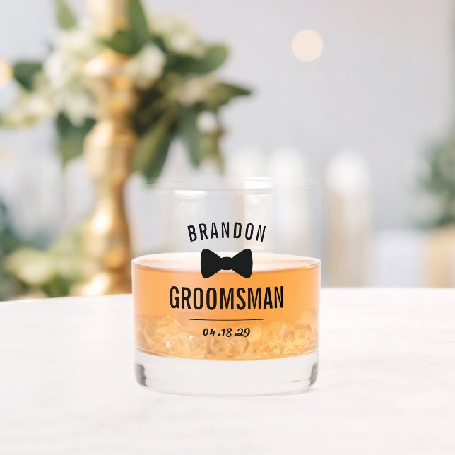 Personalisierter Trauzeuge Whiskyglas (Insitu (Hochzeit))