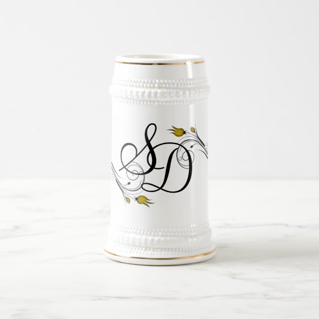 Personalisierter Trinkstein Bierglas (Mittel)