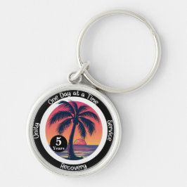 Personalisierter tropischer 12-Stufen-JubiläumsChi Schlüsselanhänger