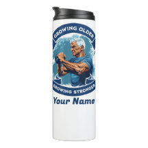 Personalisierter Tumbler wird kräftiger