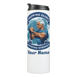Personalisierter Tumbler wird kräftiger Thermosbecher