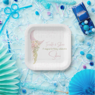 Personalisierter Twinkle & Shine Party-Teller Pappteller