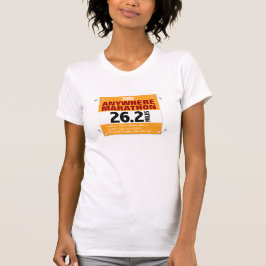 Personalisierter überall Marathon-Läufer, 26,2 T-Shirt