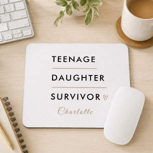 Personalisierter Überlebender Moderner Teenager-To Mousepad