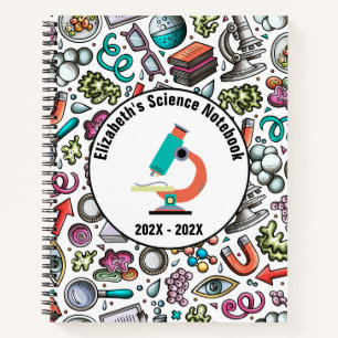 Personalisierter Umschlag für Wissenschaftsnotizbu Notizbuch
