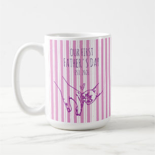Personalisierter Unser erster Vatertag-Becher Kaffeetasse