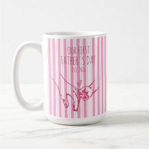 Personalisierter Unser erster Vatertag-Becher Kaffeetasse