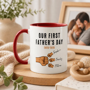 Personalisierter Unser erster Vatertag-Becher Ne Tasse