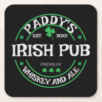 Personalisierter Untersetzer für Irish Pub