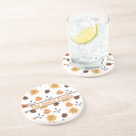 Personalisierter Untersetzer Herbst