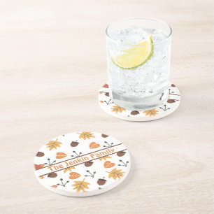 Personalisierter Untersetzer Herbst