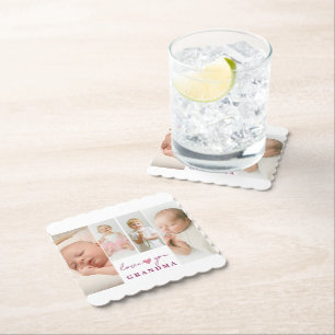 Personalisierter Untersetzer "Liebe You Oma"