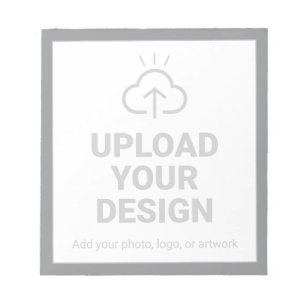 Personalisierter Upload Ihres Designs Notizblock