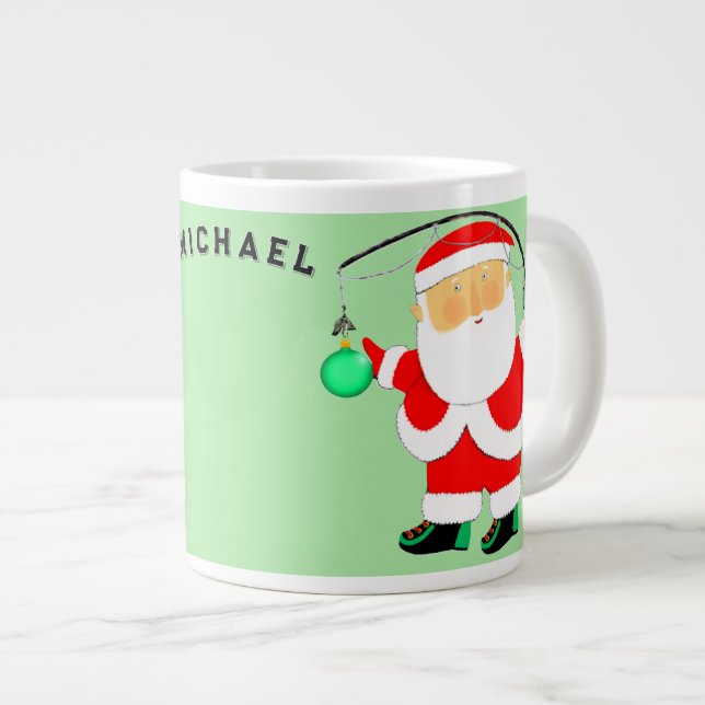 Personalisierter Urlaub Jumbo-Tasse (Vorderseite Rechts)