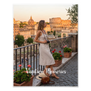 Personalisierter Urlaubsfotorahmen Fotodruck