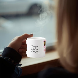 Personalisierter Valentinstag-Espressobecher Espressotasse