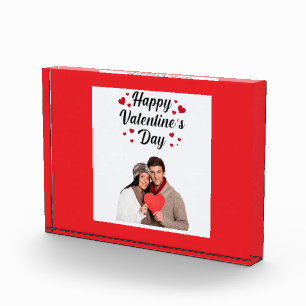 personalisierter Valentinstag Fotoblock