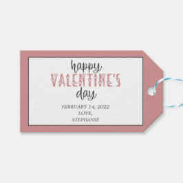 Personalisierter Valentinstag Geschenkanhänger