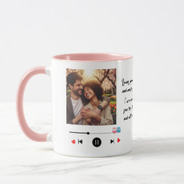 Personalisierter Valentinstag-Kaffeebecher Tasse