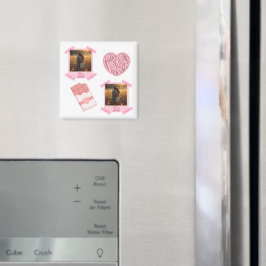 Personalisierter Valentinstag-Magnet Magnet