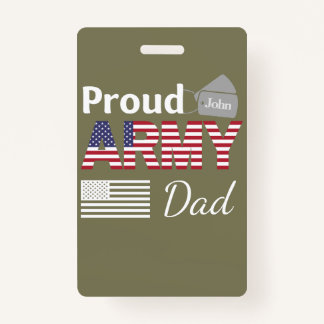 Personalisierter Vater der Proud-Armee Ausweis