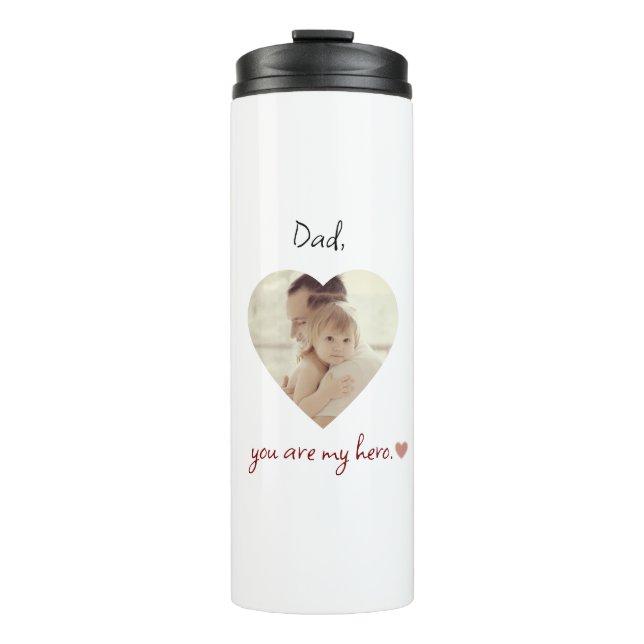 Personalisierter Vater Du bist mein herdischer Tum Thermosbecher (Vorderseite)