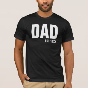 Personalisierter Vater Est. 19xx T - Shirt