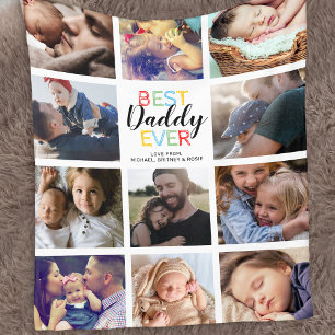 Personalisierter Vater Fleecedecke