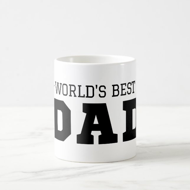 Personalisierter Vater Geschenk Weltrekord Vater Kaffeetasse (Mittel)