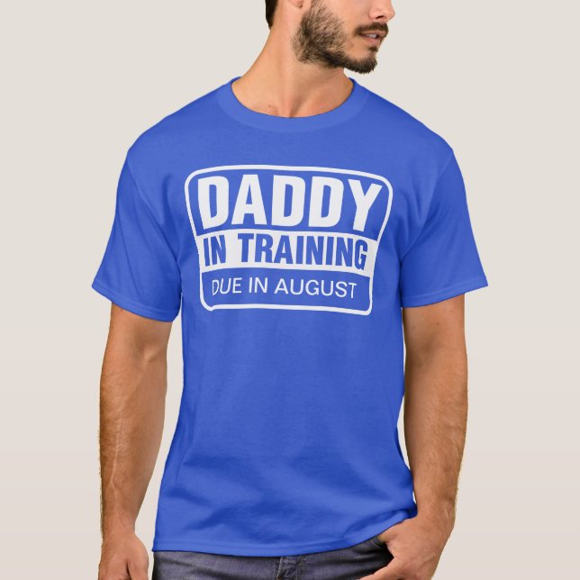 Personalisierter Vater im Training T-Shirt (Vorderseite)