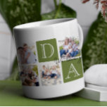 Personalisierter Vater Liebe 7 FotoCollage Kaffeetasse<br><div class="desc">Personalisierter Vater Liebe 7 Foto Collage Tasse - Feiern Sie Vater mit zeitlosem und elegantem Design, das so einzigartig ist wie er! Dieses Foto Collage Tasse Zauber aus "Vater in trendigen farbigen Blöcken, die Ihre Lieblings-Familienmomente schön gestalten. Das zarte "Wir Liebe Sie!"-Skript fügt eine herzliche Touch hinzu, die ihn zum...</div>