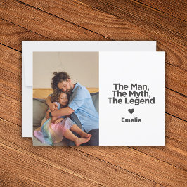 Personalisierter Vater mit einfachem und süßem Ang Karte