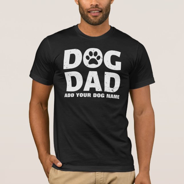 Personalisierter Vater T-Shirt (Vorderseite)