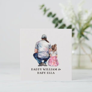 Personalisierter Vater und Tochter (7)