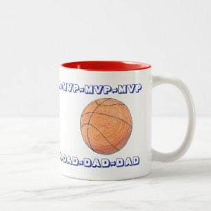Personalisierter Vatertag-Becher MVP DAD Zweifarbige Tasse
