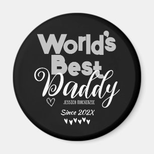 Personalisierter Vatertag, das weltbeste Papa-Gesc Magnet