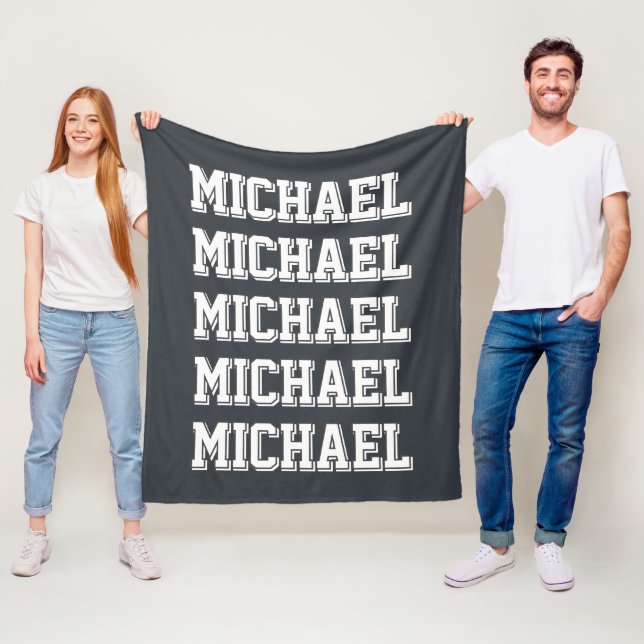 Personalisierter Vatertag Fleecedecke (Beispiel)