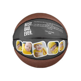 Personalisierter Vatertag Foto Geschenk Bester Vat Mini Basketball