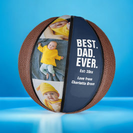 Personalisierter Vatertag Foto Geschenk Bester Vat Mini Basketball