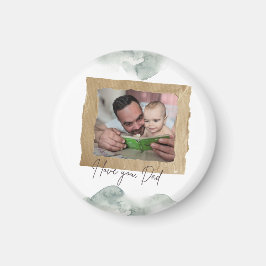 Personalisierter Vatertag-Fotomagnet Magnet