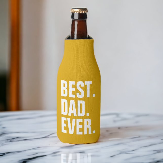 Personalisierter Vatertag Geschenk Bester Vater je Flaschenkühler (Von Creator hochgeladen)