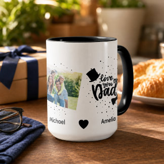 Personalisierter Vatertag-Kaffeebecher Tasse